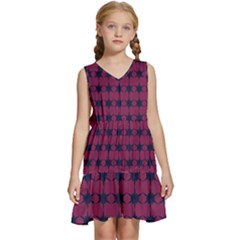 Pattern 140 Kids  Sleeveless Tiered Mini Dress by GardenOfOphir