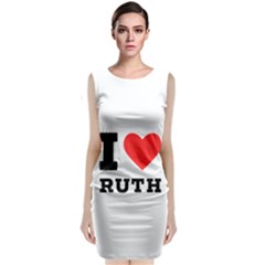 I Love Ruth Sleeveless Velvet Midi Dress by ilovewhateva