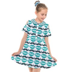 Pattern 171 Kids  Short Sleeve Shirt Dress by GardenOfOphir