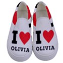 I love olivia Kids  Canvas Slip Ons View1