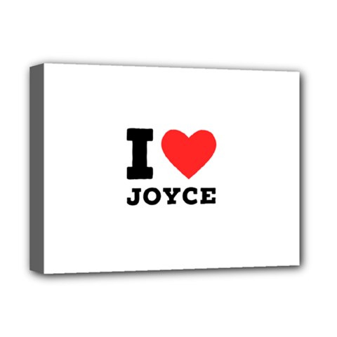 I Love Joyce Deluxe Canvas 16  X 12  (stretched)  by ilovewhateva