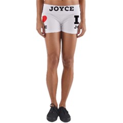 I Love Joyce Yoga Shorts by ilovewhateva