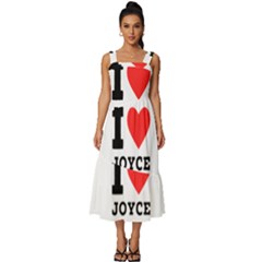 I Love Joyce Square Neckline Tiered Midi Dress by ilovewhateva