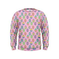 Egg Easter Eggs Pastel Digital Art Kids  Sweatshirt by Semog4