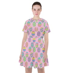 Egg Easter Eggs Pastel Digital Art Sailor Dress by Semog4