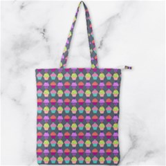 Pattern 212 Double Zip Up Tote Bag by GardenOfOphir