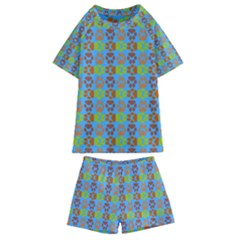 Pattern 213 Kids  Swim Tee And Shorts Set by GardenOfOphir