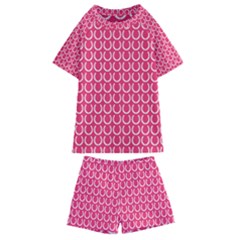 Pattern 234 Kids  Swim Tee And Shorts Set by GardenOfOphir