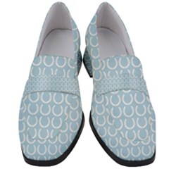 Pattern 238 Women s Chunky Heel Loafers by GardenOfOphir