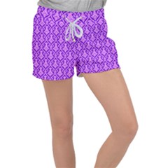 Pattern 245 Women s Velour Lounge Shorts by GardenOfOphir