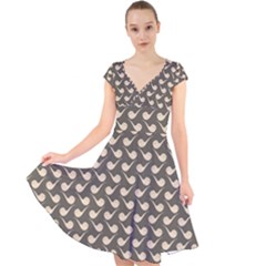 Pattern 269 Cap Sleeve Front Wrap Midi Dress by GardenOfOphir