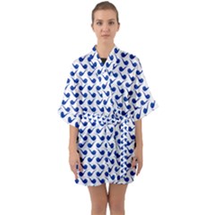 Pattern 270 Half Sleeve Satin Kimono  by GardenOfOphir