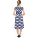 Pattern 279 Cap Sleeve Front Wrap Midi Dress View2