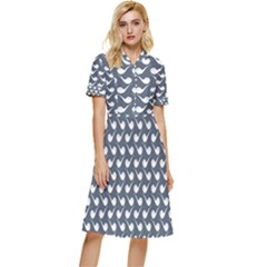 Pattern 279 Button Top Knee Length Dress by GardenOfOphir