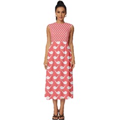 Pattern 281 Sleeveless Round Neck Midi Dress by GardenOfOphir