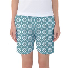 Pattern 299 Women s Basketball Shorts by GardenOfOphir