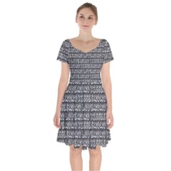 Pattern 321 Short Sleeve Bardot Dress by GardenOfOphir