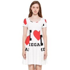 I Love Megan Inside Out Cap Sleeve Dress by ilovewhateva