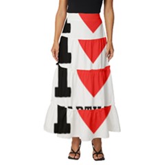 I Love Martha Tiered Ruffle Maxi Skirt by ilovewhateva