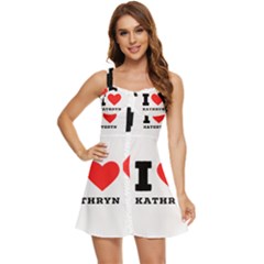 I Love Kathryn Ruffle Edge Bra Cup Chiffon Mini Dress by ilovewhateva