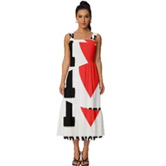 I Love Frances  Square Neckline Tiered Midi Dress by ilovewhateva