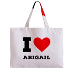 I Love Abigail  Zipper Mini Tote Bag by ilovewhateva