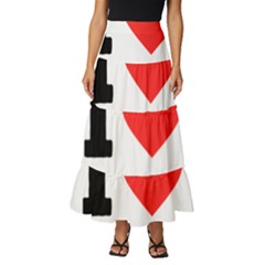 I Love Alice Tiered Ruffle Maxi Skirt by ilovewhateva