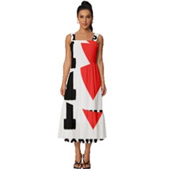 I Love Sophia Square Neckline Tiered Midi Dress by ilovewhateva