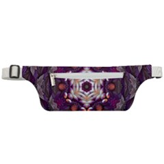 Rosette Kaleidoscope Mosaic Abstract Background Art Active Waist Bag by Jancukart