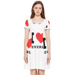 I Love Beverly Inside Out Cap Sleeve Dress by ilovewhateva