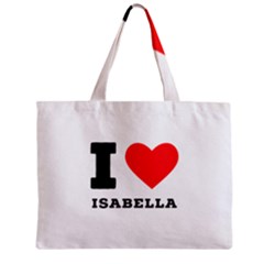 I Love Isabella Zipper Mini Tote Bag by ilovewhateva