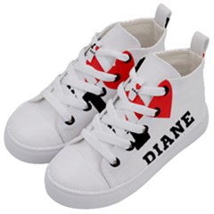 I Love Diane Kids  Mid-top Canvas Sneakers by ilovewhateva