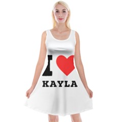 I Love Kayla Reversible Velvet Sleeveless Dress by ilovewhateva