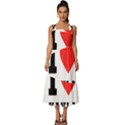 I love kayla Square Neckline Tiered Midi Dress View1