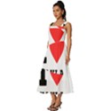 I love kayla Square Neckline Tiered Midi Dress View2