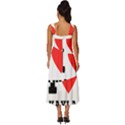 I love kayla Square Neckline Tiered Midi Dress View4