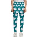 Cute Whale Illustration Pattern Kids  Skirted Pants View1