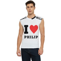 I Love Philip Men s Raglan Cap Sleeve Tee by ilovewhateva