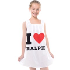 I Love Ralph Kids  Cross Back Dress by ilovewhateva