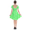 Candy Illustration Pattern Short Sleeve Bardot Dress View2