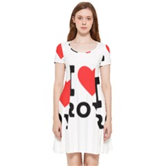 I Love Roy Inside Out Cap Sleeve Dress by ilovewhateva