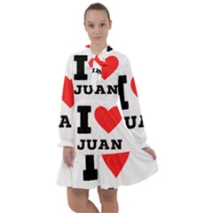 I Love Juan All Frills Chiffon Dress by ilovewhateva