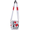 I love alan Shoulder Strap Belt Bag View3