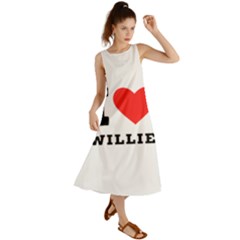 I Love Willie Summer Maxi Dress by ilovewhateva