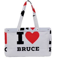 I Love Bruce Canvas Work Bag by ilovewhateva