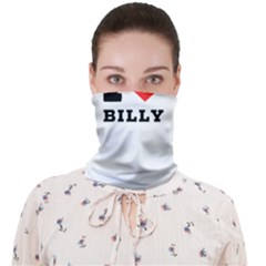 I Love Billy Face Covering Bandana (adult) by ilovewhateva