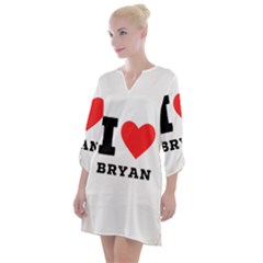 I Love Bryan Open Neck Shift Dress by ilovewhateva