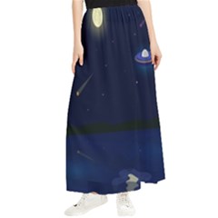 Alien Navi Maxi Chiffon Skirt by nateshop