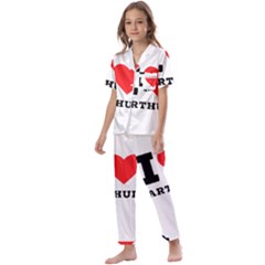 I Love Arthur Kids  Satin Short Sleeve Pajamas Set by ilovewhateva