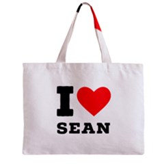 I Love Sean Zipper Mini Tote Bag by ilovewhateva